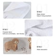 thumbnail image 2 of Yayeee Kitchen Hanging Hand Towels Set of 2 with Loop Bathroom Absorbent Tie Towel, Cartoon Bear, 2 of 7