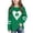 Green, variant on Funny Graphic Tees Boys Girls St Patricks Day Heart Long Sleeve Pullover Shirt Loose Crew Neck Fall Clothes for Irish Festival Themed Party