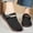 #271-Black, variant on Wowcloth Women's Fashion Casual Slip-On Slippers – Breathable Round Toe Comfortable Design for Spring Summer Home & Leisure Wear