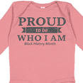 thumbnail image 4 of Inktastic Proud to be Who I am Black History Month Boys or Girls Long Sleeve Baby Bodysuit, 4 of 5