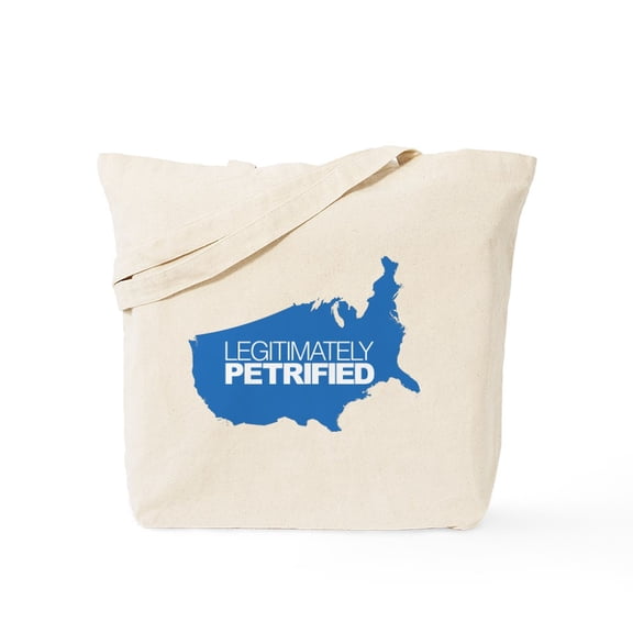 CafePress - Legitimately Petrified Tote Bag - Unisex Canvas Tote Bag, Beige, 1-Piece