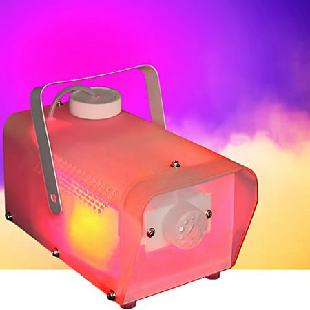 Fog Machine with Multi Colored LED Lights - 400 Watts - LED RGB Lights - DJ Party Lighting and Fog