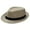Beige, variant on New Classic Straw Fedora Hat Mens Women Wide Brim Panama Hat Summer Dress Hat