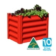 thumbnail image 5 of The Organic Garden Co. Hakea 1.8' x 1' x 1.3' Metal Kids Garden Bed - Red, 5 of 8