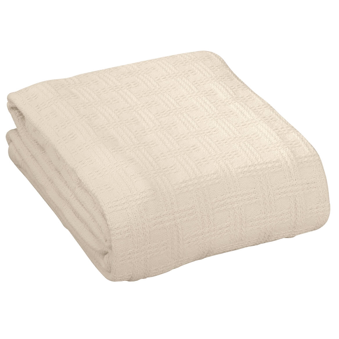 Ada Lightweight Cotton Blanket by OakRidgeTwinIvory