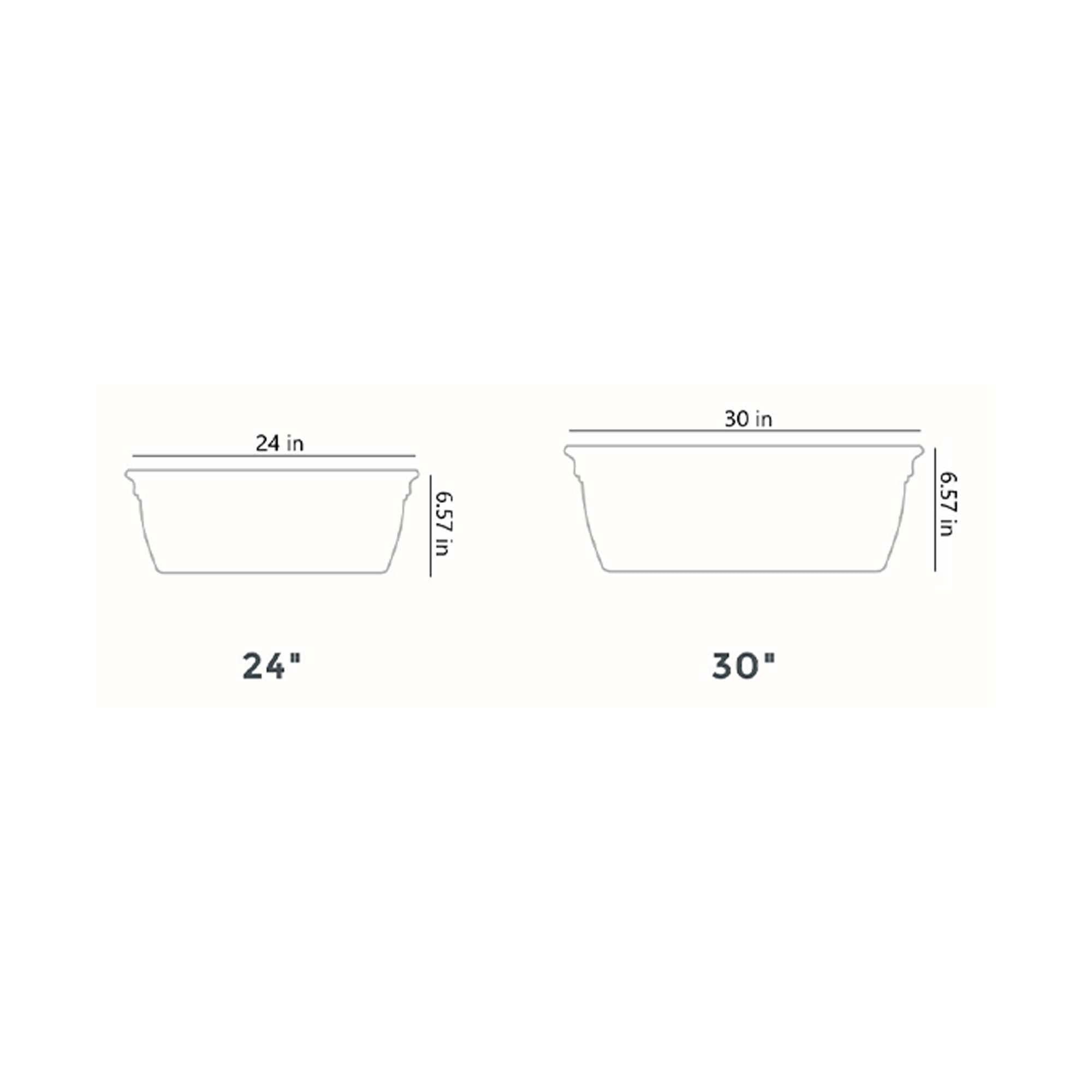 The HC Companies Window Flower Box with Removable Saucer, White (4 Pack)