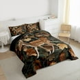 thumbnail image 3 of Feelyou Western Reindeer Teen Twin Comforter Sets, Rustic Farmhouse Bedding Set, 2-Piece, 3 of 8