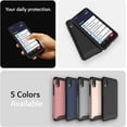 thumbnail image 7 of TUDIA Merge Jitterbug Smart 3 Phone Case Heavy Duty Dual Layer Cover - Matte Black, 7 of 7