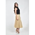 thumbnail image 2 of Vestido bicolor con cinto Roman Fashion /Juvenil, 5291 (Beige) beige M, 2 of 5