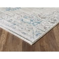 thumbnail image 4 of Abani Urbana 4'W x 6'D URB120A Traditional Distressed Ivory and Light Blue Rug, 4 of 7