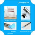 thumbnail image 6 of Portable Travel Garment Rack, Stainless Steel Foldable Mini Drying Clothes Rack for Travel, Camping, Hotel Room, Laundry, 6 of 7