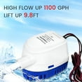 thumbnail image 2 of ZEPARO 1100GPH Automatic Submersible Boat Bilge Water Pump with Float Switch for Boat, 2 of 4