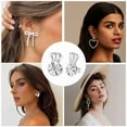 thumbnail image 7 of 3 Pairs Earring Lifters, Hypoallergenic Secure Earring Backs for Droopy Ears, Adjustable Earring Backs for Heavy Earring Heavy Earrin, 7 of 7