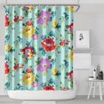 thumbnail image 2 of Waterproof Pioneer Shower Curtain 72x84 Inch Polyester Unique Cute Floral Shower Curtain for Bathroom Hotel Home Decor with 12 Plastic Hooks, 2 of 5