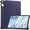 Dark Blue, variant on DWaybox Folio Case for iPad mini 8.7" 2026 with Kickstand, Hard PC Back Cover, Dark Green