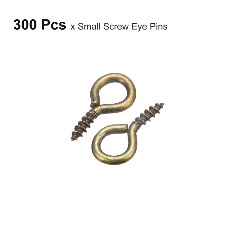 300pcs Stainless Steel Self Tapping Screws Stainless Eye Bolt Trendy Jewelry
