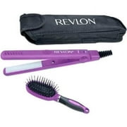 Bundle RVST2020PUR Perfect Heat Tourmaline Ceramic .50 in. Straightener Travel Set