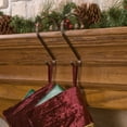 thumbnail image 4 of Haute Decor Stocking Scrolls® Stocking Hanger, 2-pack, Oil-Rubbed Bronze, 4 of 6