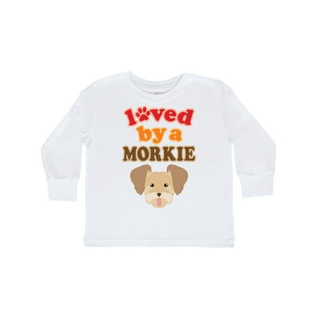 

Inktastic Morkie Dog Gift Gift Toddler Toddler Girl Long Sleeve T-Shirt