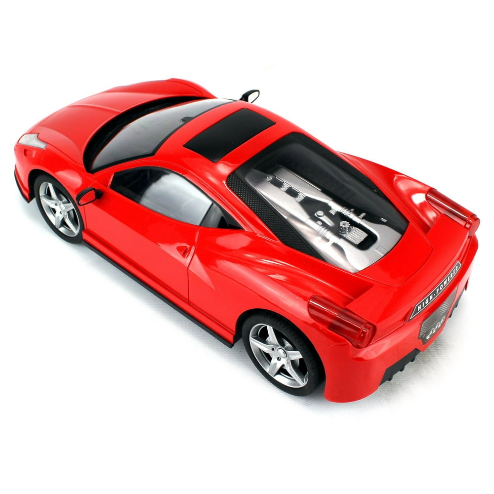 World Famous Exotic Remote Control RC Car Big 1:12 Scale Size w/ Bright LED Lights (Colors May