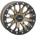 thumbnail image 2 of System 3 SB-4 Beadlock 15x7/15x10 UTV Wheels Bronze Can-Am Maverick X3 / Honda Pioneer 1000, 2 of 4