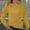 Yellow, variant on Dxzfnsa Women's Sweaters Fall 2025 Women's Casual Solid Color Pullover Sweatshirts Loose Round Neck Long Sleeved Tunic Sweaters