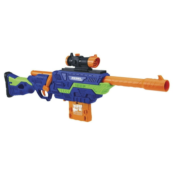 Adventure Force Rebel Foam Dart Blaster Set, Bolt-Action Clip-Fed