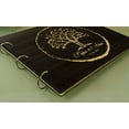 thumbnail image 2 of Handmade Tree Design Personalised Wooden Guest Book Rustic Wedding Wood Engraved Scrapbook, 2 of 5