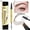 Brown, variant on 2-in-1 Fork Tip Eyebrow Pen with Brow Gel, Brown, Waterproof Long-Lasting, Natural Defined Brows for Auburn & Medium Brown Hair