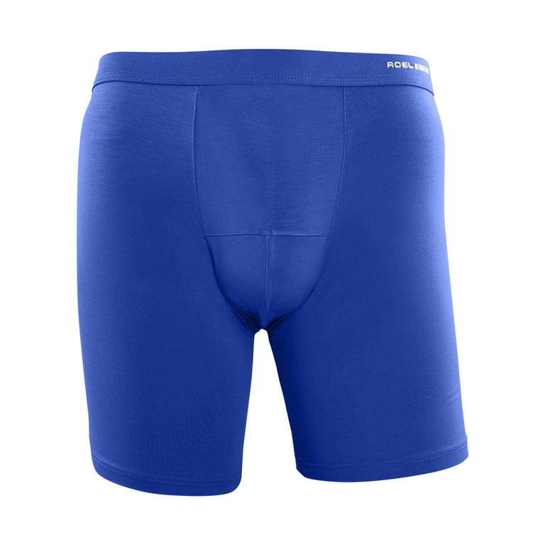 Pimfylm Cotton Underwear For Men High Waist Men's Micro Speed Dri No Show  Brief Blue 4X-Large 