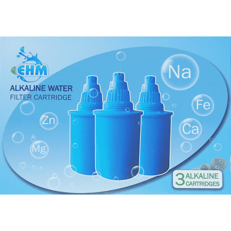 - EHM * 3 PC REPLACEMENT FILTER CARTRIDGES - BPA Free & Anti-Bacterial Filters - Healthy, Clean & Toxin-Free Water In Minutes - Boost Your Energy Levels & Immune System