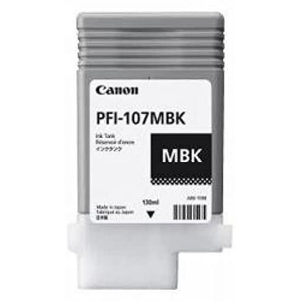 Cartucho de tinta Canon PFI-107MBK 130 ml Negro mate