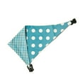 thumbnail image 2 of Uptown Pups Reversible Bandana Classic (Medium, Baby Blue Houndstooth), 2 of 7