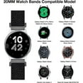 thumbnail image 2 of Stretchy Bands Compatible with Samsung Galaxy Watch 5/4 40mm 44mm/Watch 5 Pro 45mm/Watch 4 Classic 42mm 46mm, 20mm Nylon Strap for Galaxy Active 2 40 44mm/Active 40mm/Watch 3 41mm/Galaxy Watch 42mm, 2 of 6