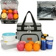 thumbnail image 2 of Spacious Interior Thermal Bag Reusable Leakproof Lunch Container Waterproof Fabric For Outdoor Work, 2 of 8