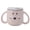 Pink, variant on M Buder Insulated Stainless Steel Toddler Sippy Cup with Straw, 316L Double Wall Baby Training Cup with Handles, 8.5 oz / 250 ml, Yellow