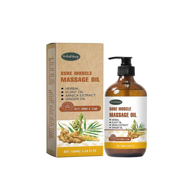 Ginger muscle massage oil legs body joints nourishing skin massage care essential oil 100ML