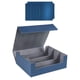 thumbnail image 2 of Estuche para tarjetas DYNWAVEMX Cuero de PU A prueba de golpes Versátil Premium 1800 tarjetas Impermeable Azul, 2 of 8