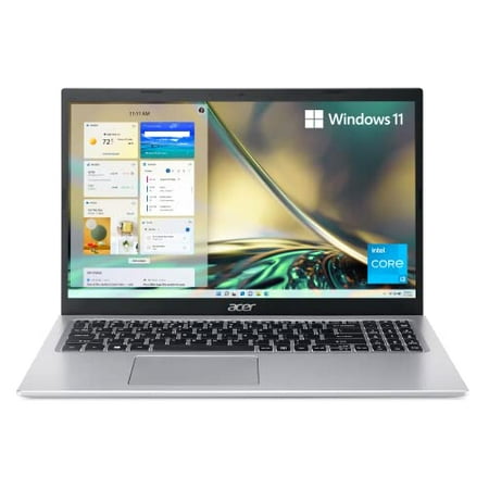 Acer Aspire 5 A515-56-32DK Slim Laptop | 15.6" Full HD IPS Display | 11th Gen Intel Core i3-1115G4 Processor | 4GB DDR4 | 128GB NVMe SSD | WiFi 6 | Windows 11 Home in S mode