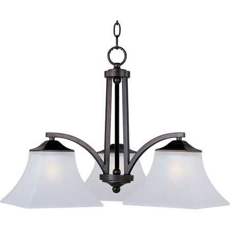 - Chandeliers 3 Light Bulb Fixture With Oil Rubbed Bronze Finish Steel Material Medium Bulbs 23 inch 300 Watts