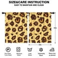 thumbnail image 2 of Blackout Kids Curtains,Yellow and Brown Of Leopard Print Childrens Insulated Curtains Set Of 2,Bedroom Essentials,Toddler Room Decor 42"x54", 2 of 5