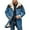 Blue, variant on Men'S Vintage Suede Jacket Collar Coats Leather Jacket Men Zip Up Motorcycle Jacket Coats Retro Tops