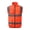 Orange, variant on Men Safety Cooling Air Conditioned Vest Jacket with Fan Lightweight USB for Hot Weather Work No Battery Breathable Comfort