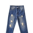 thumbnail image 3 of Hotiary 5-13Y Boys Skinny Fit Ripped Destroyed Distressed Stretch Slim Jeans Pants, 3 of 7