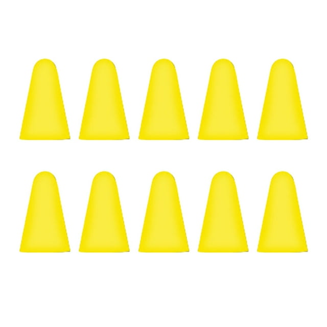 10 Pieces Nib Caps Professional Scratch Resistant Mute Capacitance Pen Tip Case Cover High Sensitivity Easy Installment Tablet Yellow