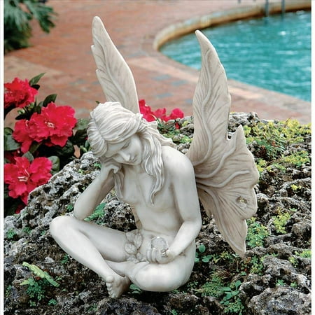 The Secret Garden Fairies: Gazing Fairy Statue