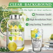 Koala Clear Waterslide Decal Paper for Laser Printer, Clear Water Transfer Paper for Glass, Mugs, 8.5x11 inches, 20 Sheets