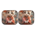 thumbnail image 5 of Lsque Adorable Kitten In Kimono 2 PCS Windshield Sun Shade | CarFoldable Window Covers | Car Accessories Reflect UV for Universal Cars SUV Truck | Medium, 5 of 7