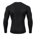 thumbnail image 4 of Yifymode Compression Shirts for Men - Long Sleeve Workout Base Layer Athletic Gym Tops Quick Dry Running Undershirts, 4 of 9