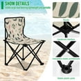 thumbnail image 4 of WOBOGO Cute Little Panda Camping Chair Convenient Four Corner Backrest Folding Stool Can Hold Up to 220lbs, 4 of 8